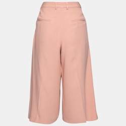 RED Valentino Pink Crepe Cropped Trouser M