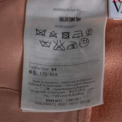 RED Valentino Pink Crepe Cropped Trouser M
