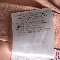 RED Valentino Pink Crepe Cropped Trouser M