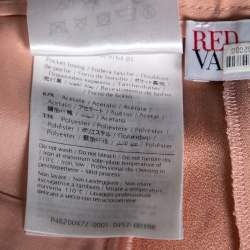RED Valentino Pink Crepe Cropped Trouser M