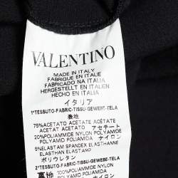 Pre Owned RED Valentino Vintage Knit Ruffled Sleeve Dress M