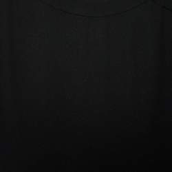 RED Valentino Black Viscose Ruffle Sleeve Top S