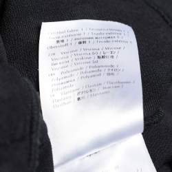 Pre Owned RED Valentino Black Jacquard Knit Sleeveless Dress M