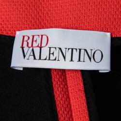 RED Valentino Coral Pique Bow Detail  Coat  M