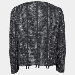 RED Valentino Black Tweed Jacket L