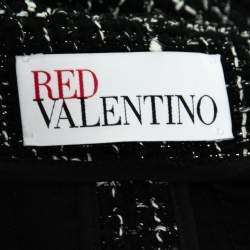 RED Valentino Black Tweed Jacket L