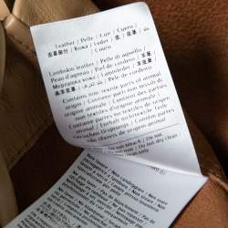 RED Valentino Brown Lambskin Leather Cropped Jacket M