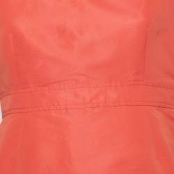 Pre Owned RED Valentino Coral Pink Synthetic Sleeveless Dress M