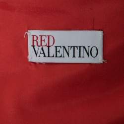 Pre Owned RED Valentino Coral Pink Synthetic Sleeveless Dress M