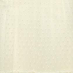 RED Valentino Cream Polka Dot Tulle Flounce Skirt M