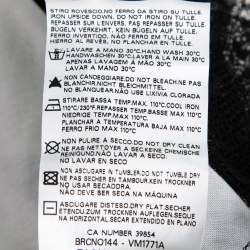 Pre Owned RED Valentino White Bow Print Jersey Tulle Detail Top M