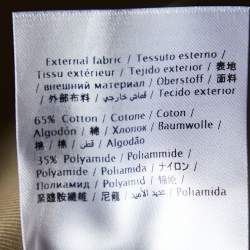 Pre Owned RED Valentino Beige Gabardine Swan Patch Belted Trench Coat XS