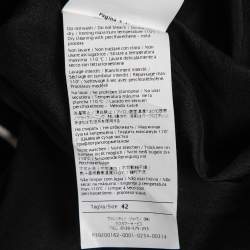 Pre Owned RED Valentino Black Crepe Sleeveless Shift Dress M