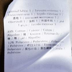 Pre Owned RED Valentino Olive Green Monkey Print Jersey T-Shirt M