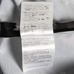 Pre Owned RED Valentino Black Floral Printed Synthetic Flared Dress S