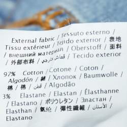 Pre Owned RED Valentino Blue Denim Scallop Trim Jeans S Waist 30"