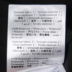 Pre Owned RED Valentino Black Crepe and Net Mock Neck Long Sleeve Blouse L