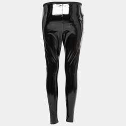 RED Valentino Black Faux Leather Leggings XS