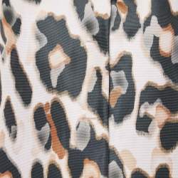 RED Valentino Pale Pink Leopard Print Lightweight Jacket S