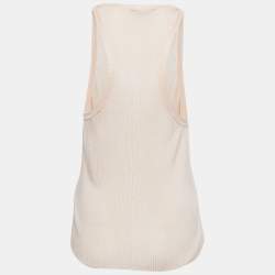 Pre Owned RED Valentino Light Orange Knit Tank Top S