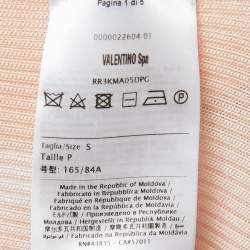 Pre Owned RED Valentino Light Orange Knit Tank Top S