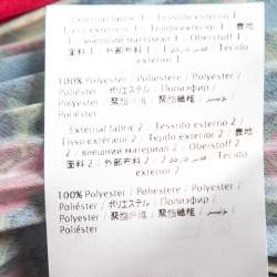 Pre Owned RED Valentino Multicolor Embellished Floral Print Crepe Long Sleeve Midi Dress M