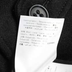 RED Valentino Black Wool Single Breasted Cropped Jacket S