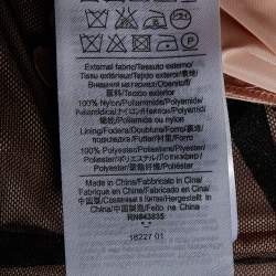 Pre Owned RED Valentino Black Mesh 3D Floral Applique Mini Dress M