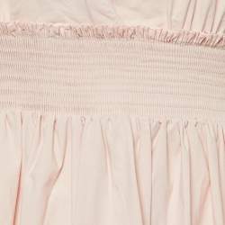 Pre Owned RED Valentino Light Pink Cotton Strappy Mini Dress XS