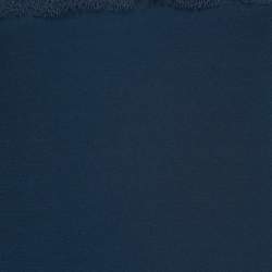 Pre Owned RED Valentino Dark Blue Jersey Lace Trimmed Short Dress L