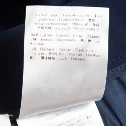 Pre Owned RED Valentino Navy Blue Cotton Frill Detail Culottes S