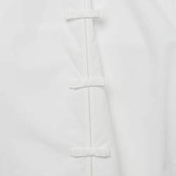 Pre Owned RED Valentino White Cotton Camicia Tie-back Full Sleeve Shirt XL