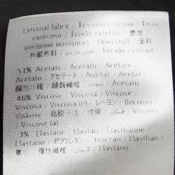 Pre Owned RED Valentino Black Crepe Flared Hem Mini Skirt M