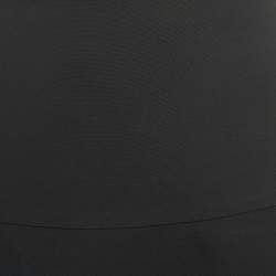 Pre Owned RED Valentino Black Crepe Flared Hem Mini Skirt M