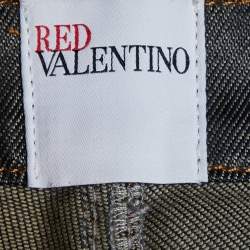 Pre Owned RED Valentino Dark Blue Denim Regular Fit Jeans L/Waist 31"
