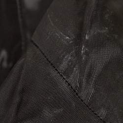 RED Valentino Black Suede Zip Front Crop Jacket S