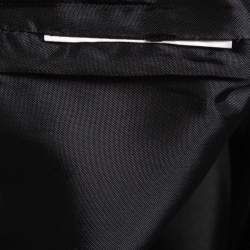 Pre Owned RED Valentino Black Print Synthetic Sleeveless Mini Dress M