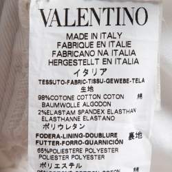 Pre Owned RED Valentino White Denim Straight Leg Jeans M Waist 28"