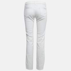 Pre Owned RED Valentino White Denim Straight Leg Jeans M Waist 28"