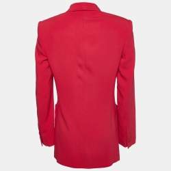 RED Valentino Pink Crepe Tailored Blazer M