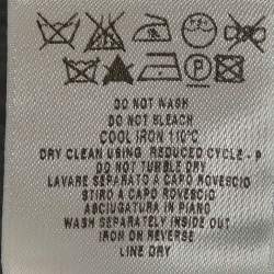 Pre Owned RED Valentino Metallic Crepe Plisse Short Dress M