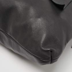 Pre Owned RED Valentino Black Leather Bow Tote
