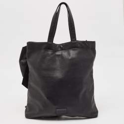 Pre Owned RED Valentino Black Leather Bow Tote