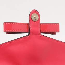 RED Valentino Red Patent Leather Bow Clutch Bag