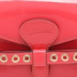 RED Valentino Red Patent Leather Bow Clutch Bag