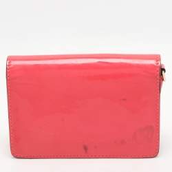 RED Valentino Red Patent Leather Bow Clutch Bag