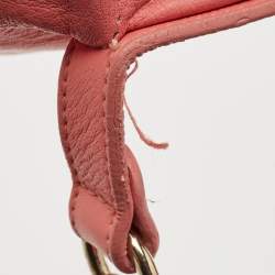 RED Valentino Coral Pink Leather Bow Hobo
