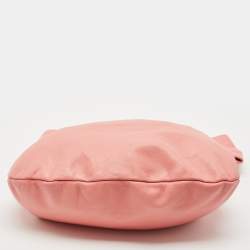 RED Valentino Coral Pink Leather Bow Hobo