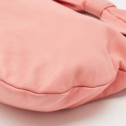 RED Valentino Coral Pink Leather Bow Hobo