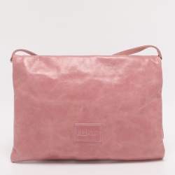Pre Owned RED Valentino Pink Leather Bow Crossbody Bag